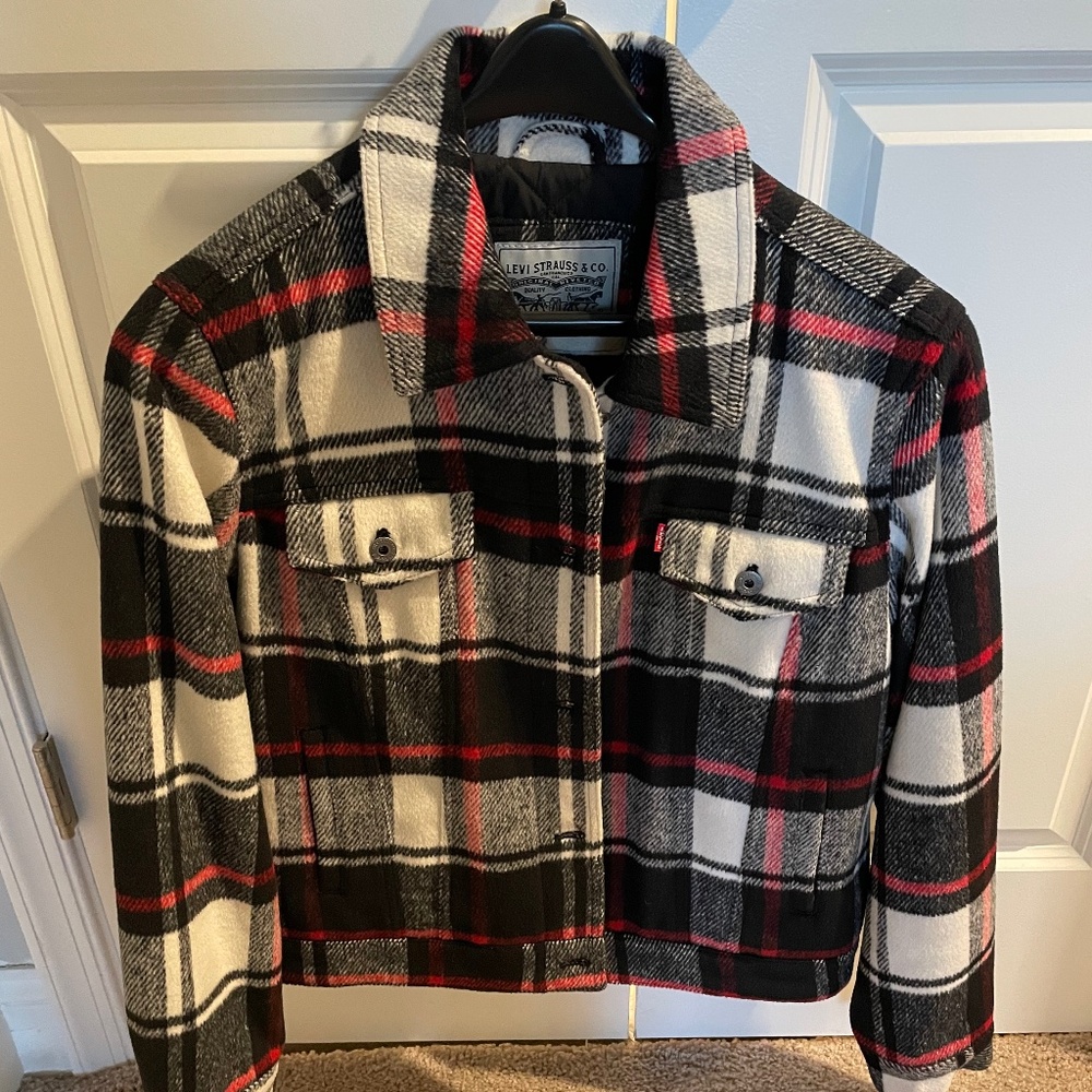 Levi padded trucker jacket